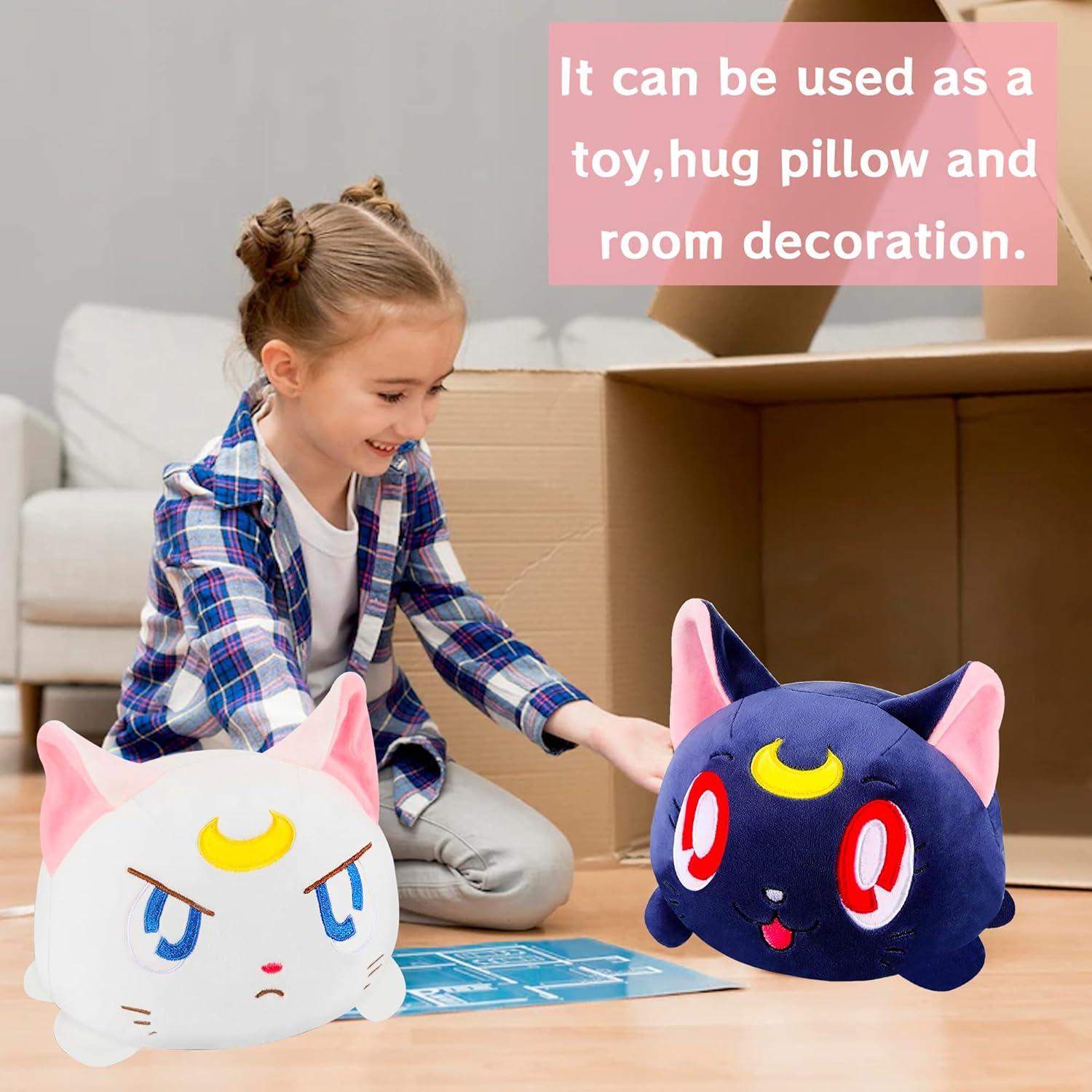 Juguete de Peluche Reversible 20cm Memall Gato Bonito