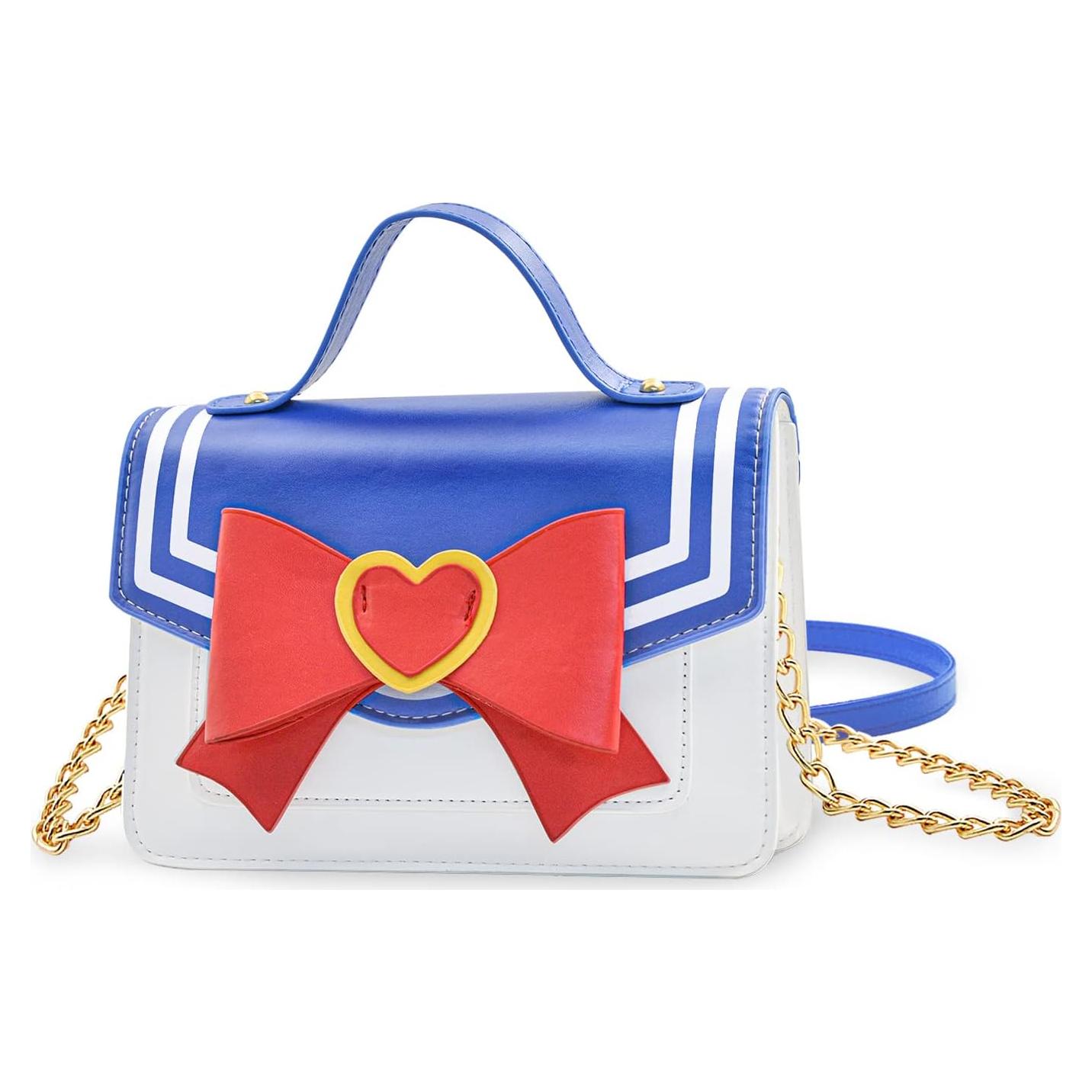 Bolso Cruzado Sailor Moon para Mujeres - Cuero Impermeable 21.6x15x7.9cm