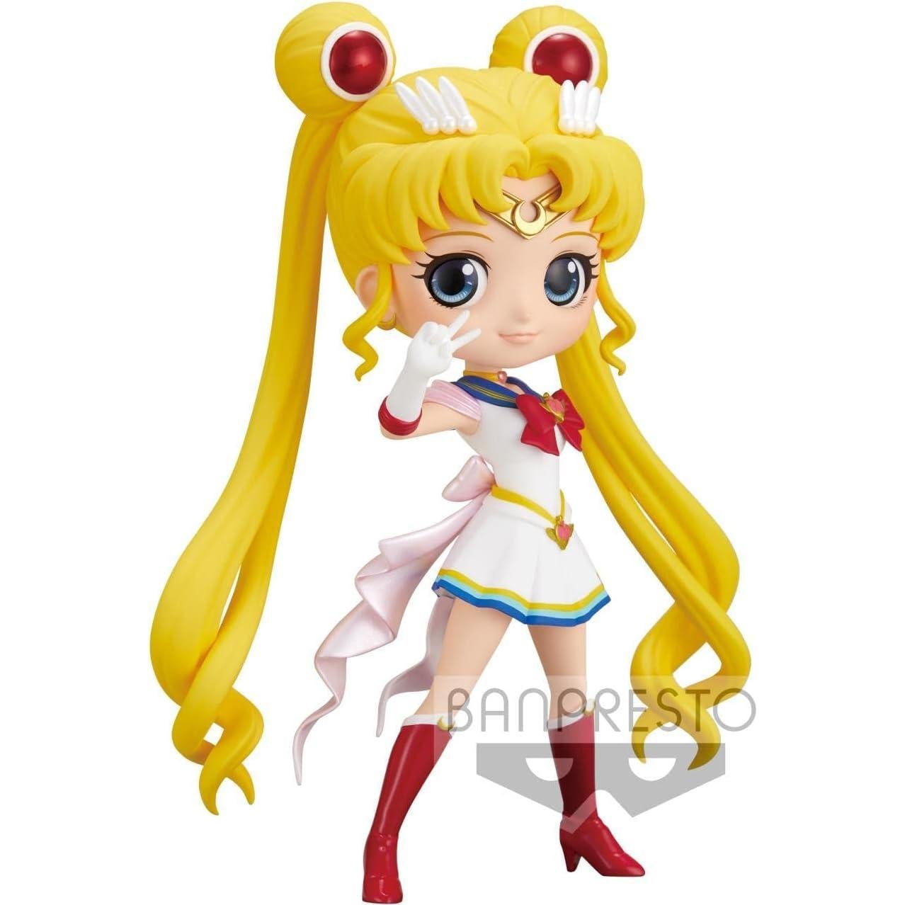 Figura Q Posket Banpresto Super Sailor Moon 15 cm PVC