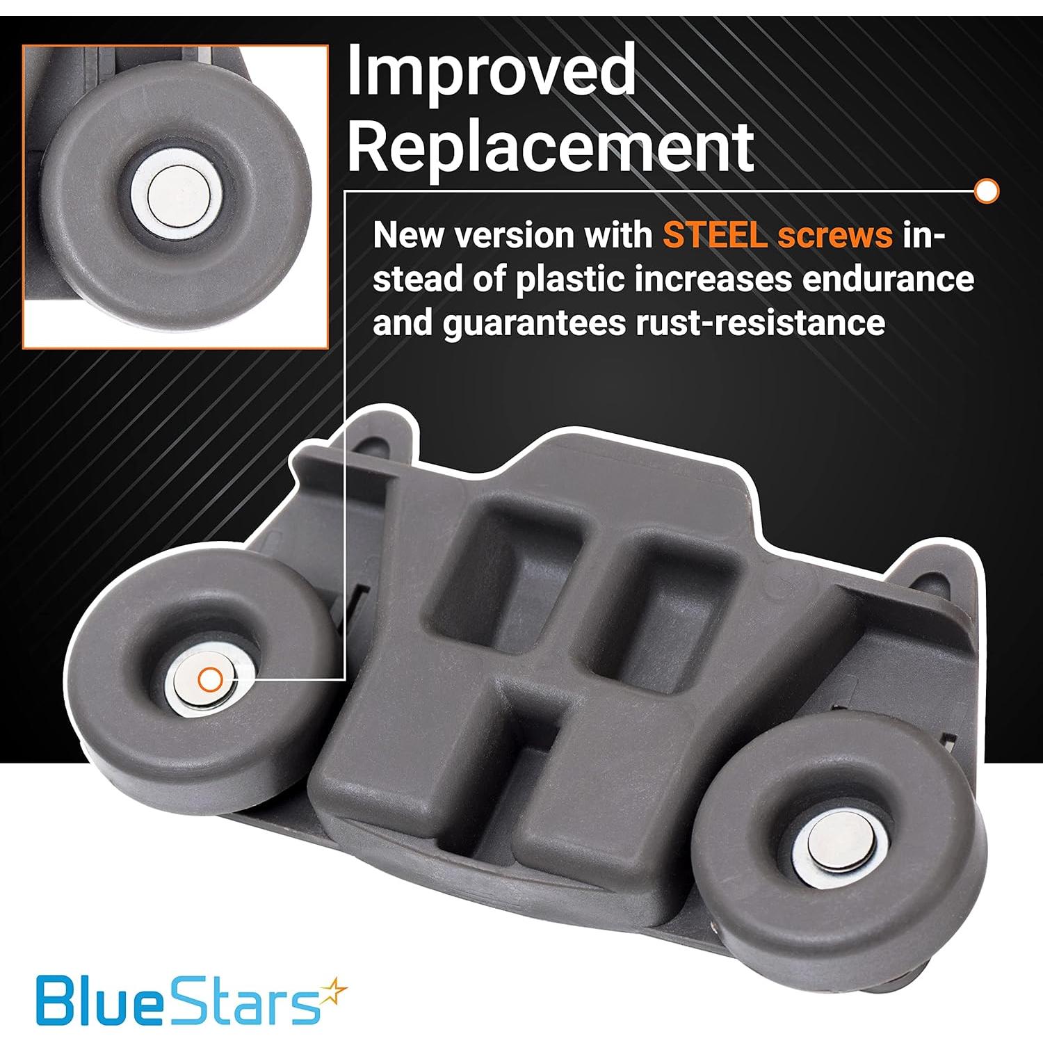 Rueda de estante lavavajillas BlueStars W10195416 - Paquete 4