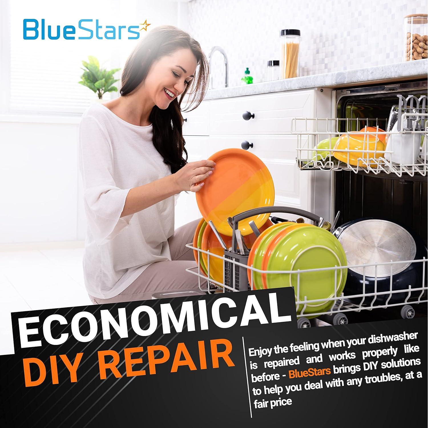 Rueda de estante lavavajillas BlueStars W10195416 - Paquete 4