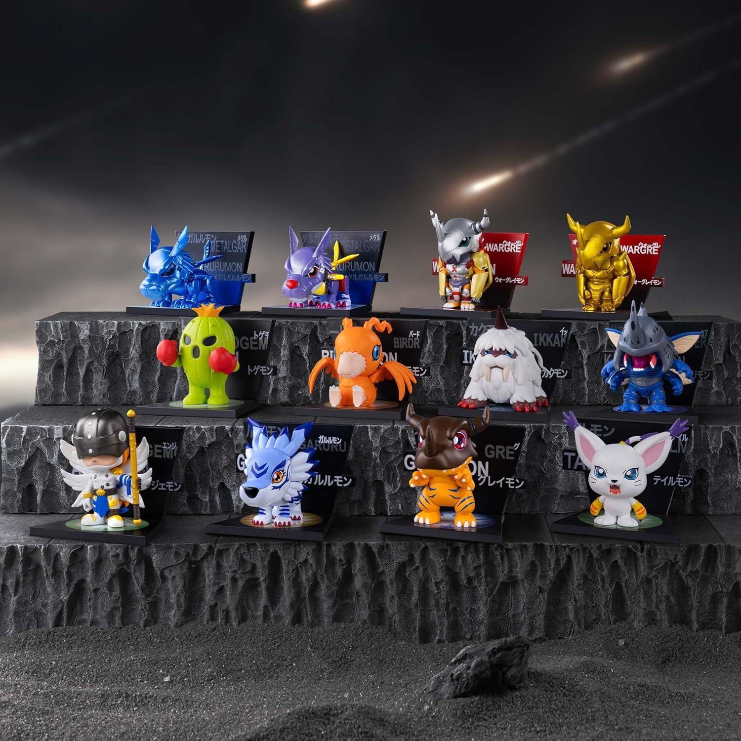Figuras de Imanes de Nevera Digimon Adventure POP MART - Caja Individual