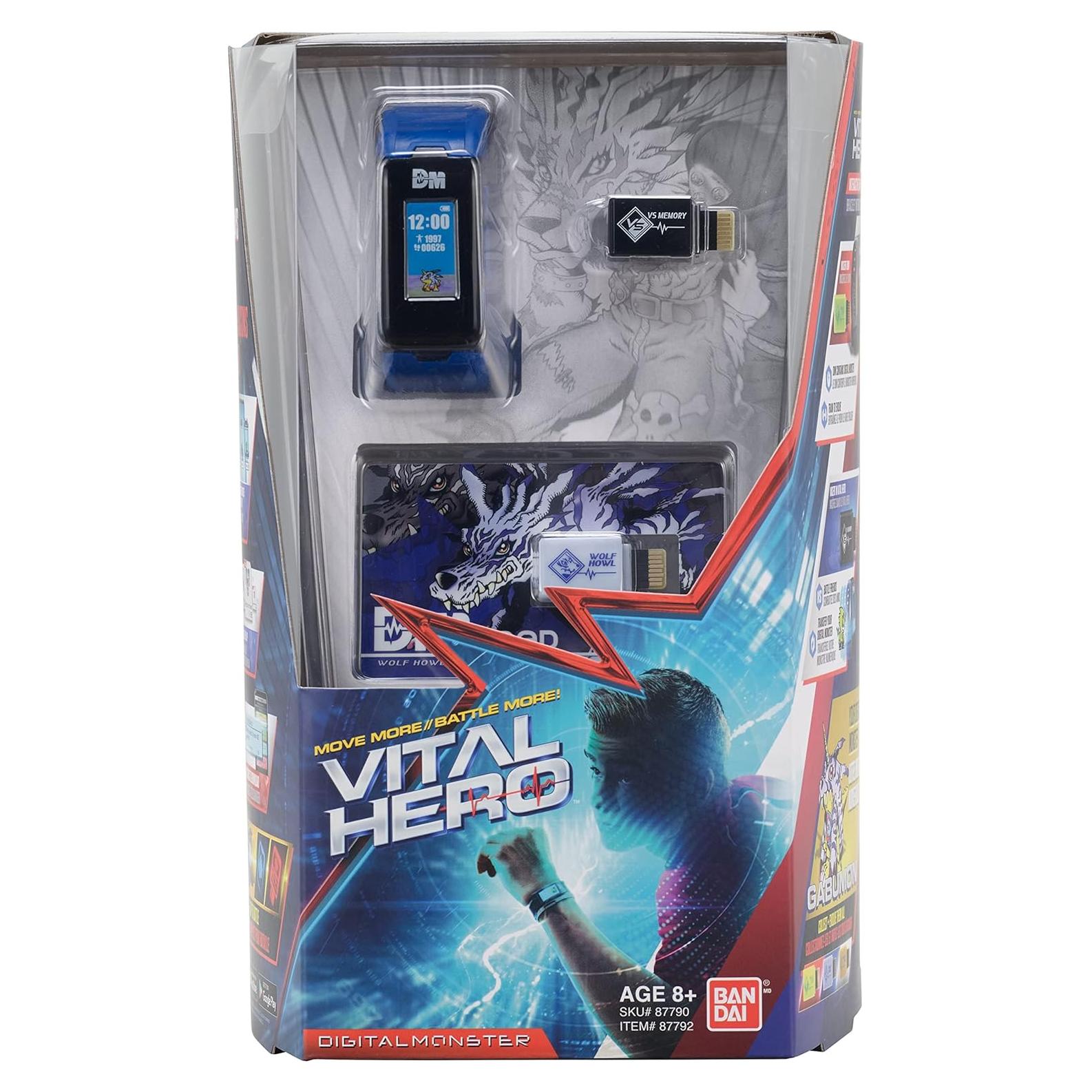 Bandai Namco Vital Hero Reloj Digital Fitness Azul