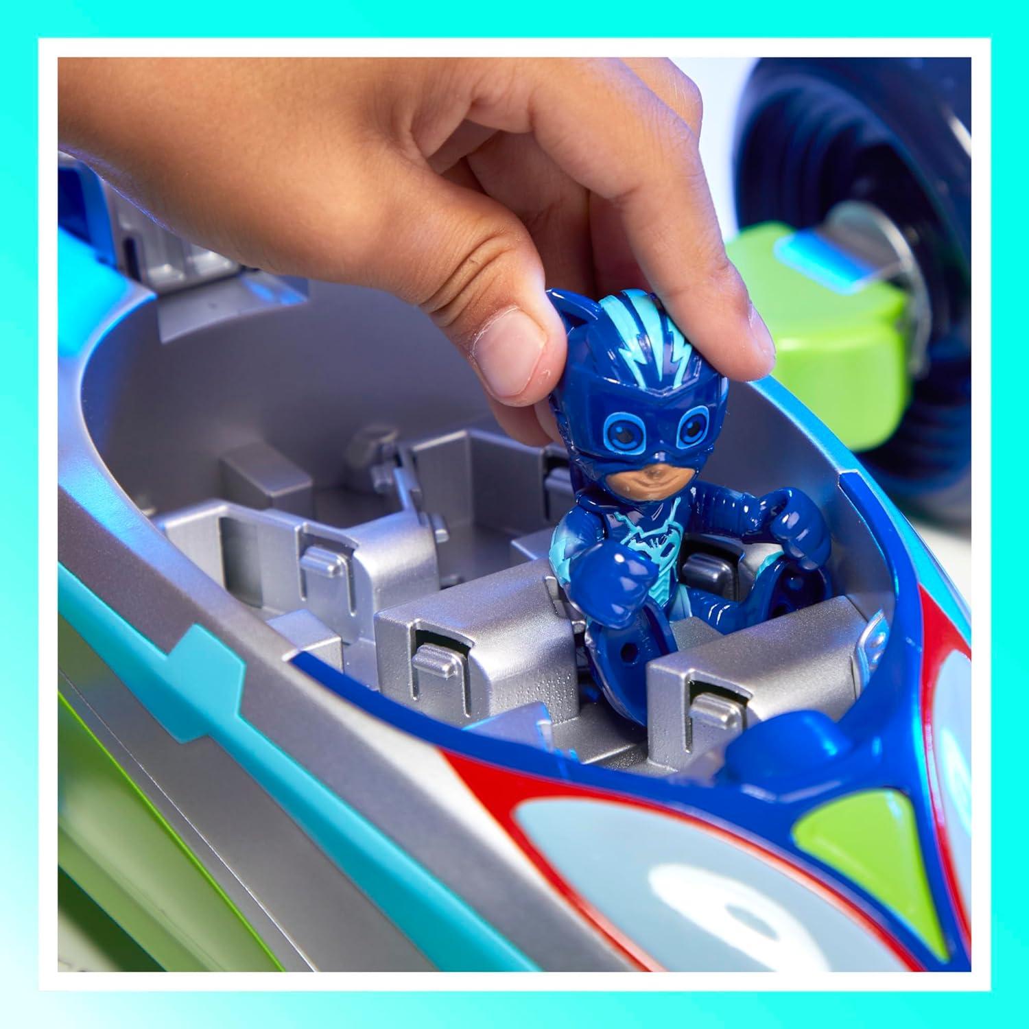 Vehículo Convertible PJ Masks Power Heroes Catboy 3 en 1