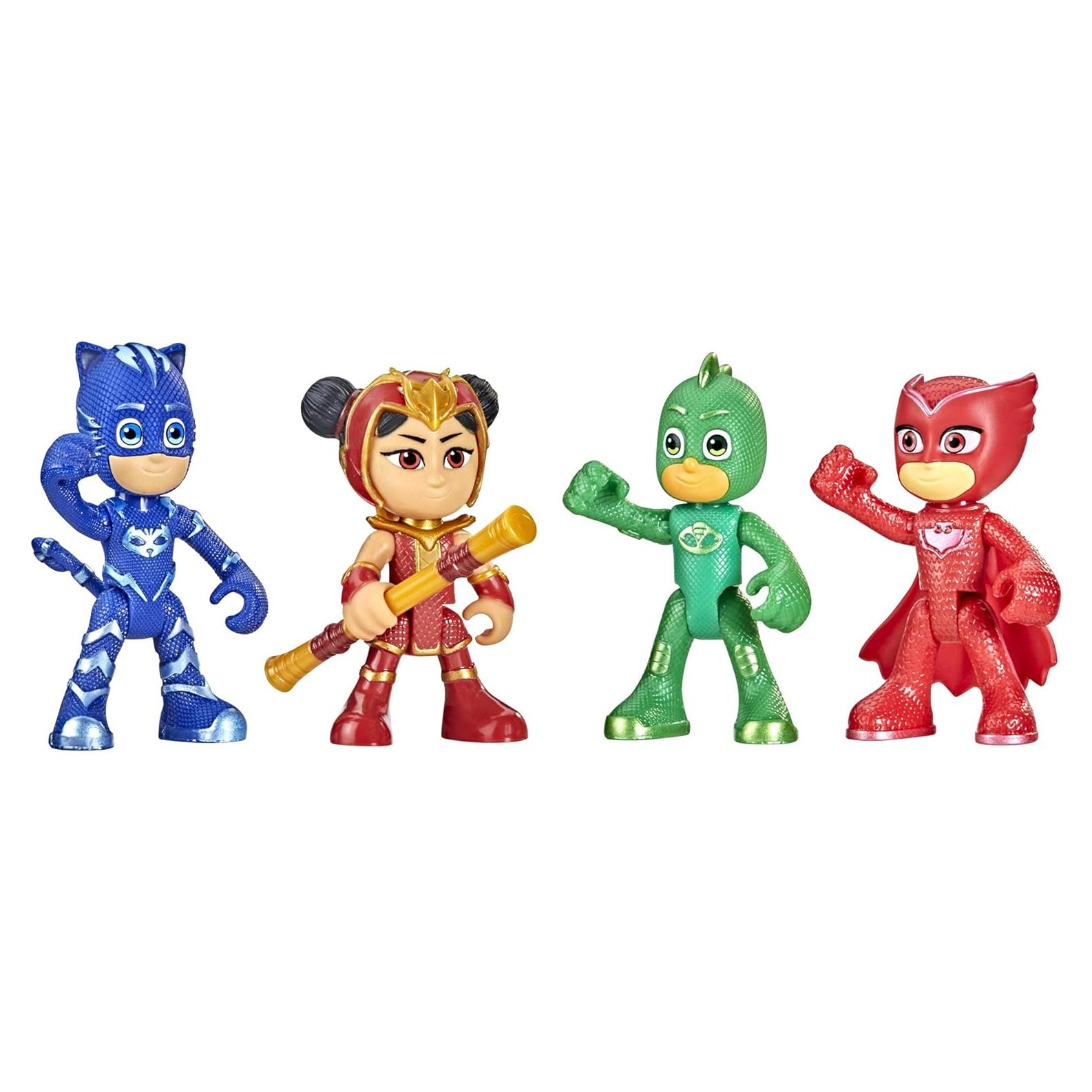 Conjunto de Figuras de Héroes PJ Masks Hasbro - 4 Figuras y 1 Accesorio