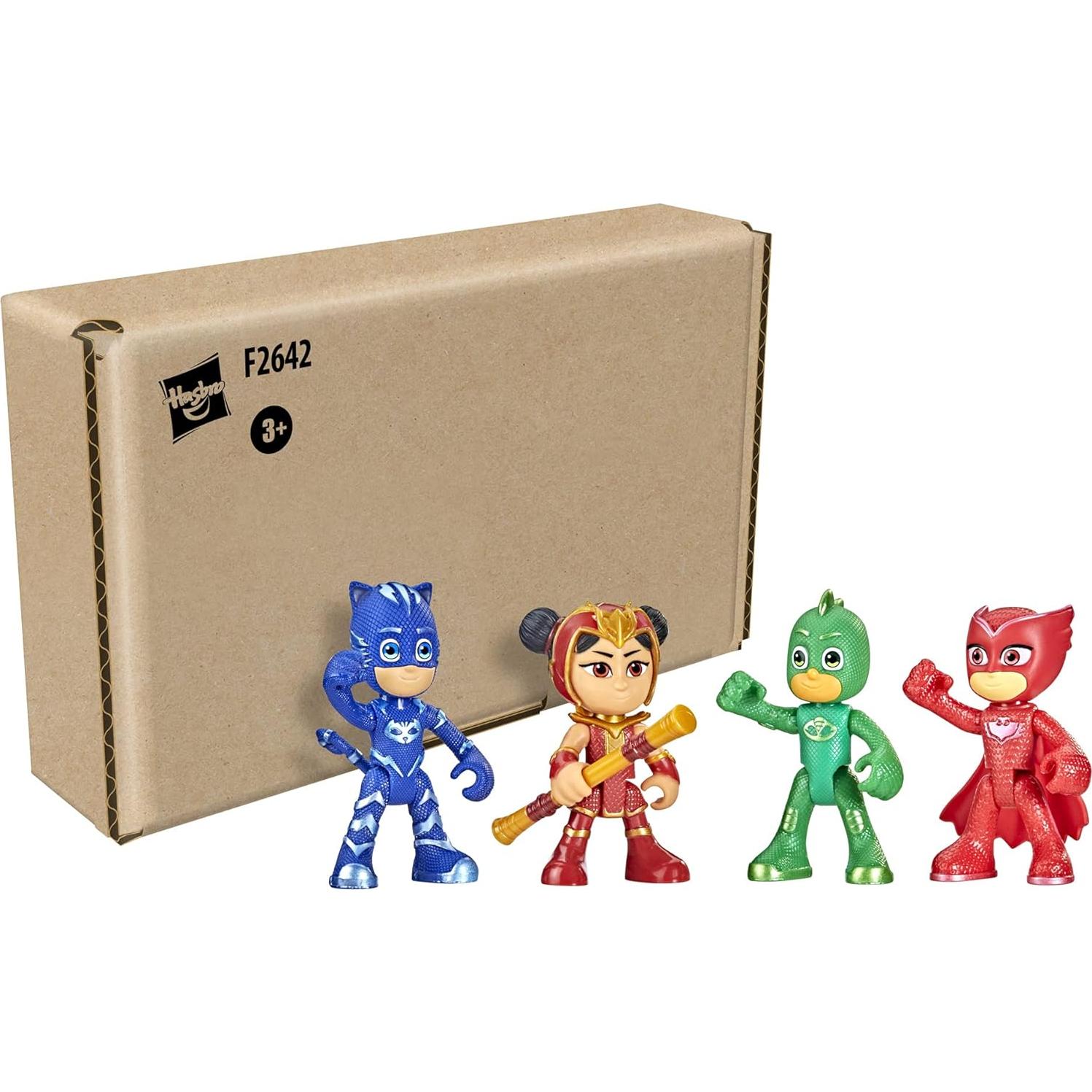 Conjunto de Figuras de Héroes PJ Masks Hasbro - 4 Figuras y 1 Accesorio