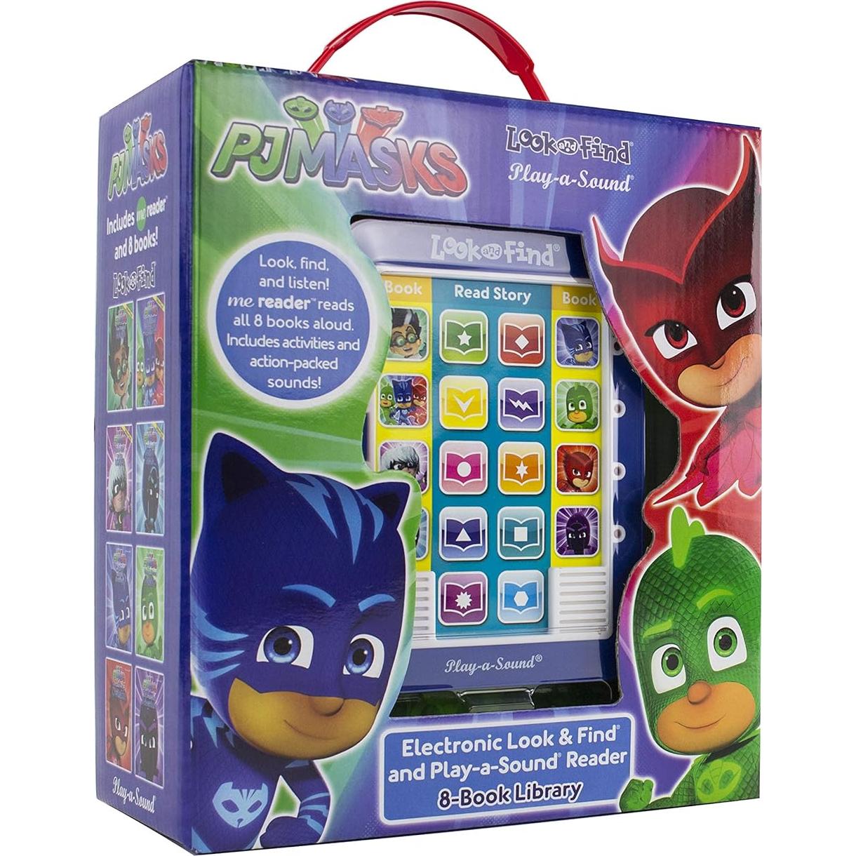 PJ Masks Catboy, Owlette, Gekko and More! - Me Reader Electronic Reader and 8 Sound Book Library - PI Kids