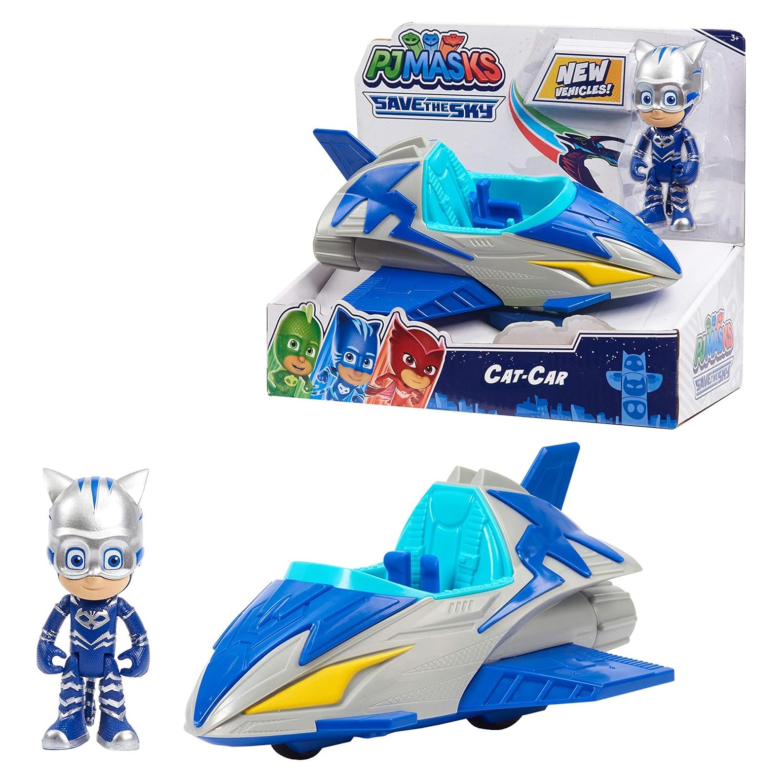 PJ Masks Gato-Chico Auto y Figura 3" Just Play