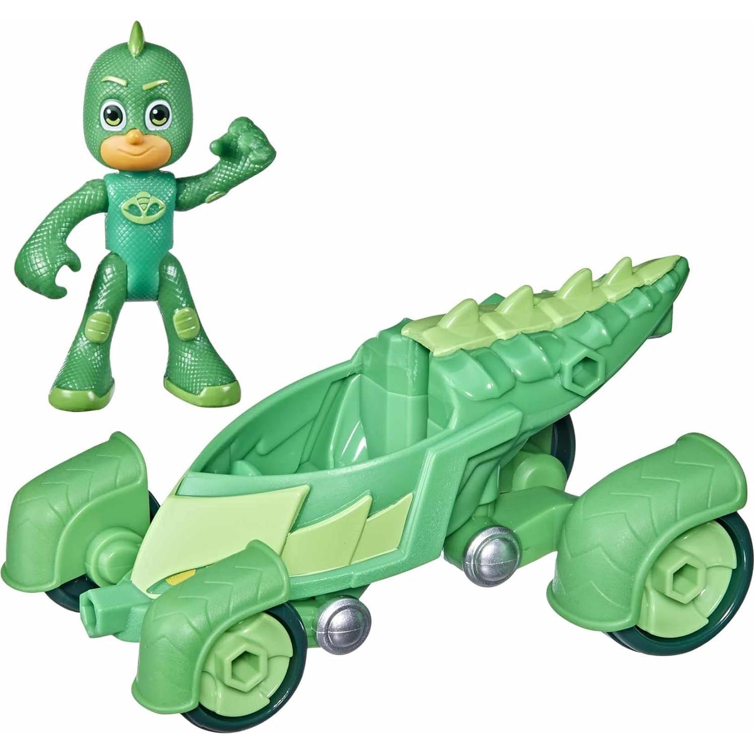 Juguete Gekko-Móvil PJ Masks con Figura de Gekko 8.5 cm