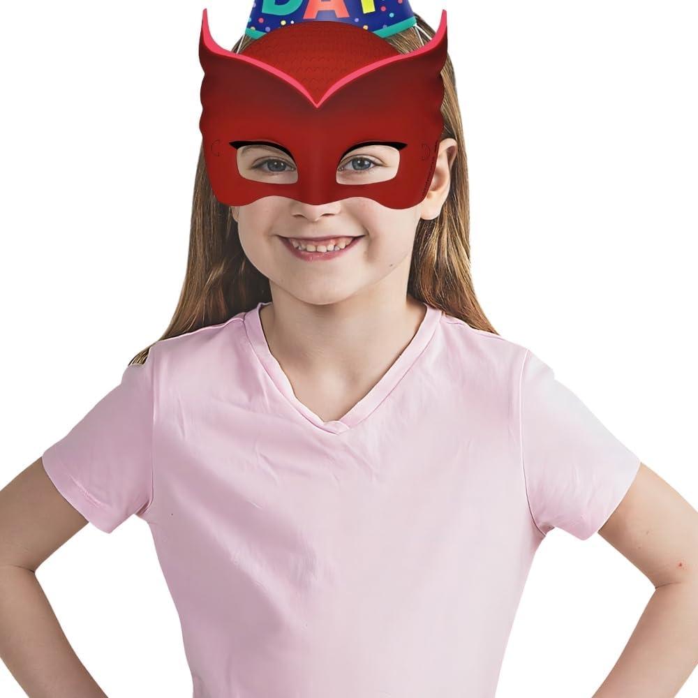 Máscaras de Fiesta PJ Masks - 8 Colores Asortidos - Unisex