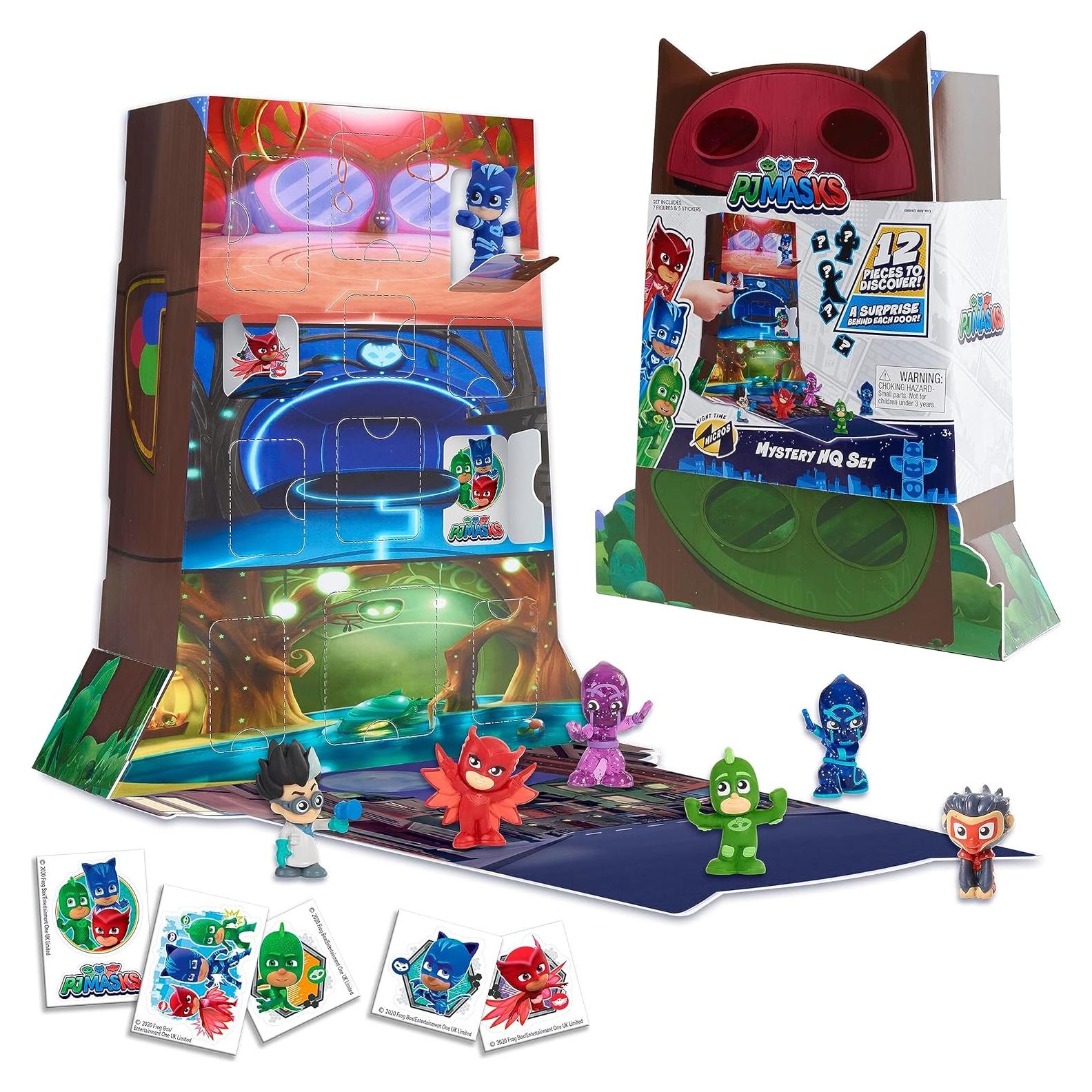 Conjunto de figuras micros PJ Masks Sorpresa Nocturna Just Play