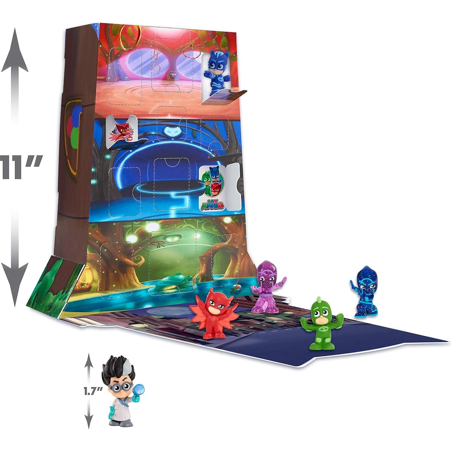 Conjunto de figuras micros PJ Masks Sorpresa Nocturna Just Play