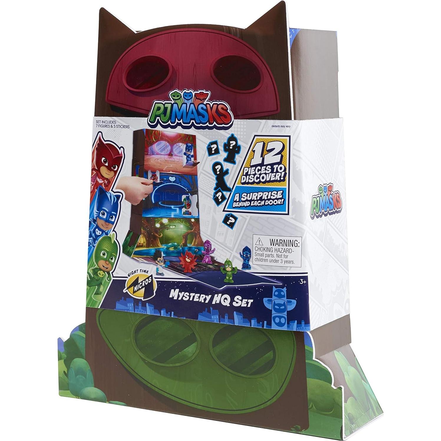 Conjunto de figuras micros PJ Masks Sorpresa Nocturna Just Play