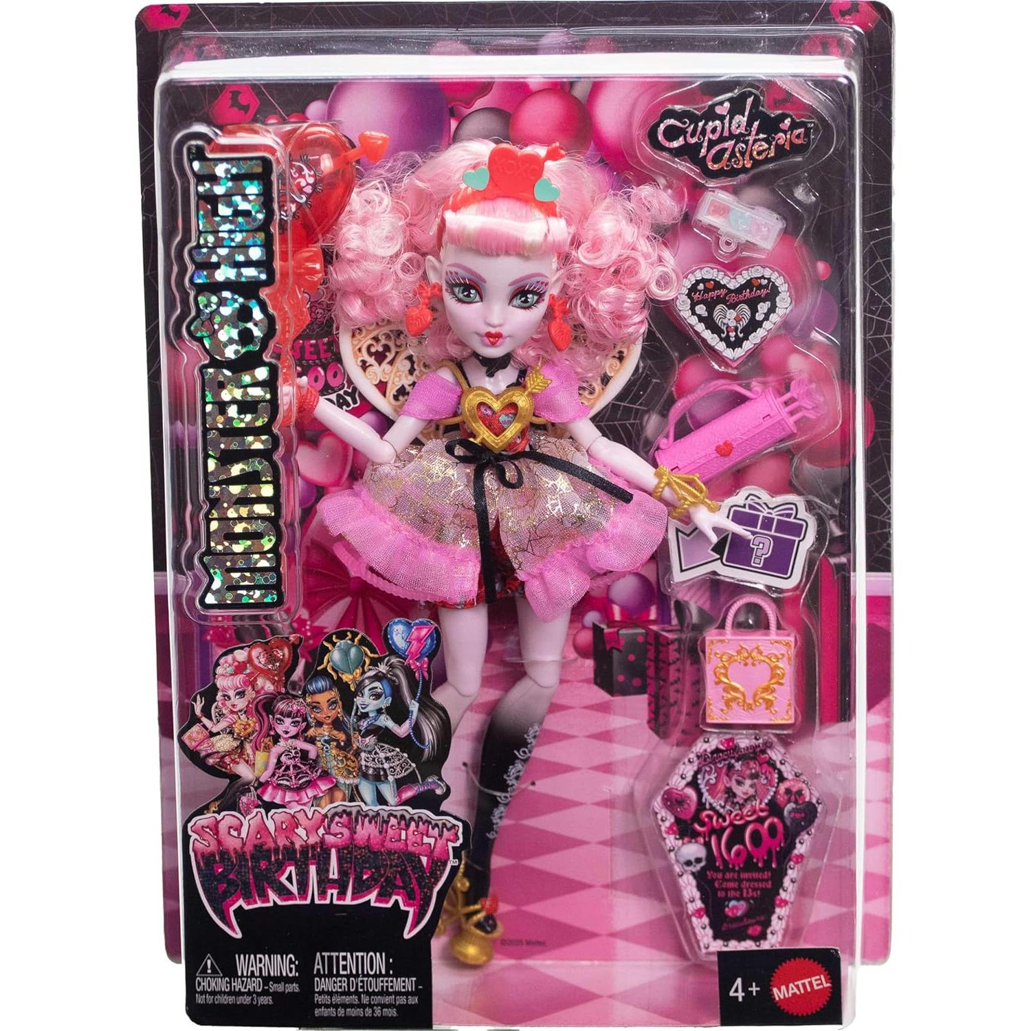 Muñeca de Cumpleaños Scary Sweet Monster High Cupid Asteria