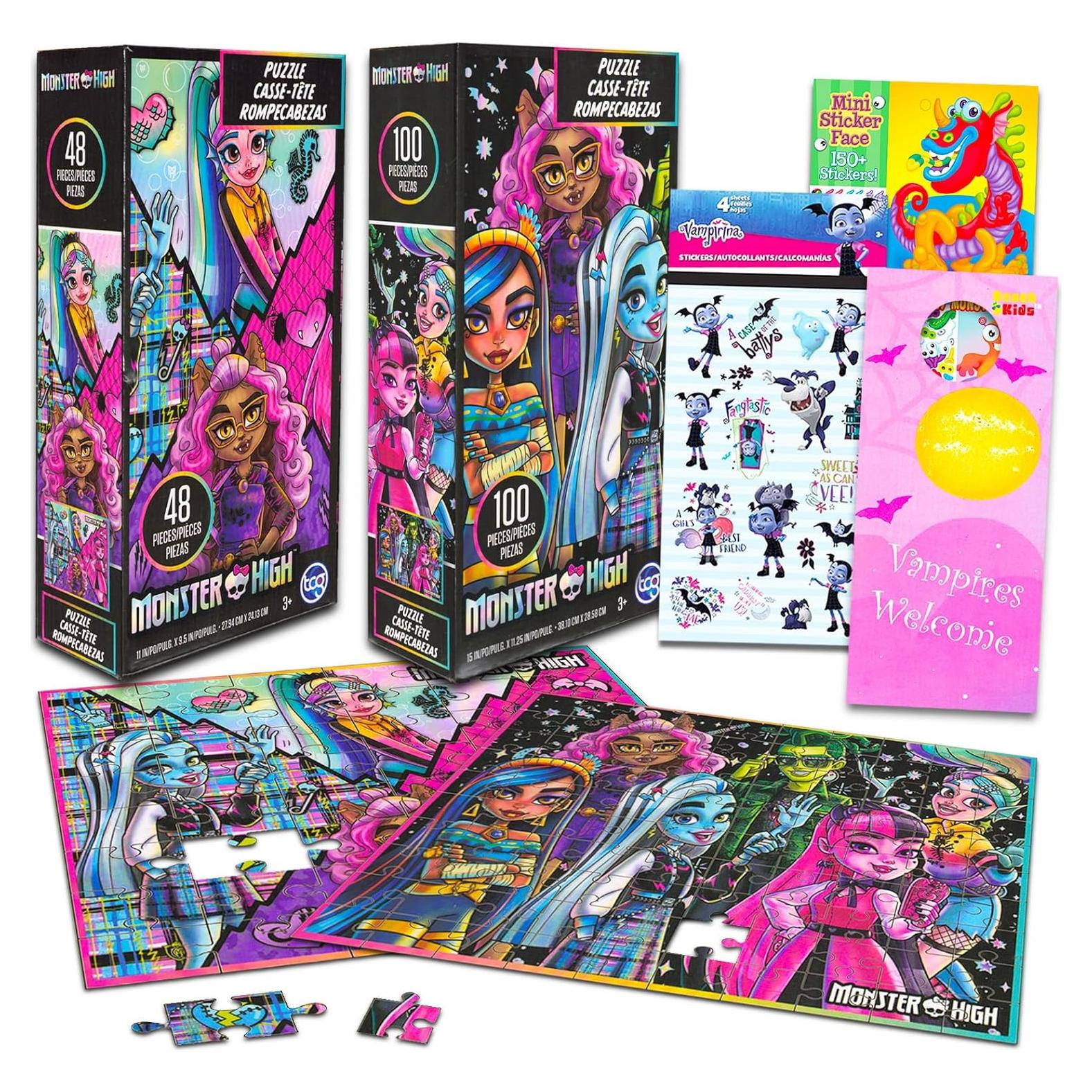 Conjunto de Rompecabezas Monster High - 2 Piezas 48 y 100 Piezas