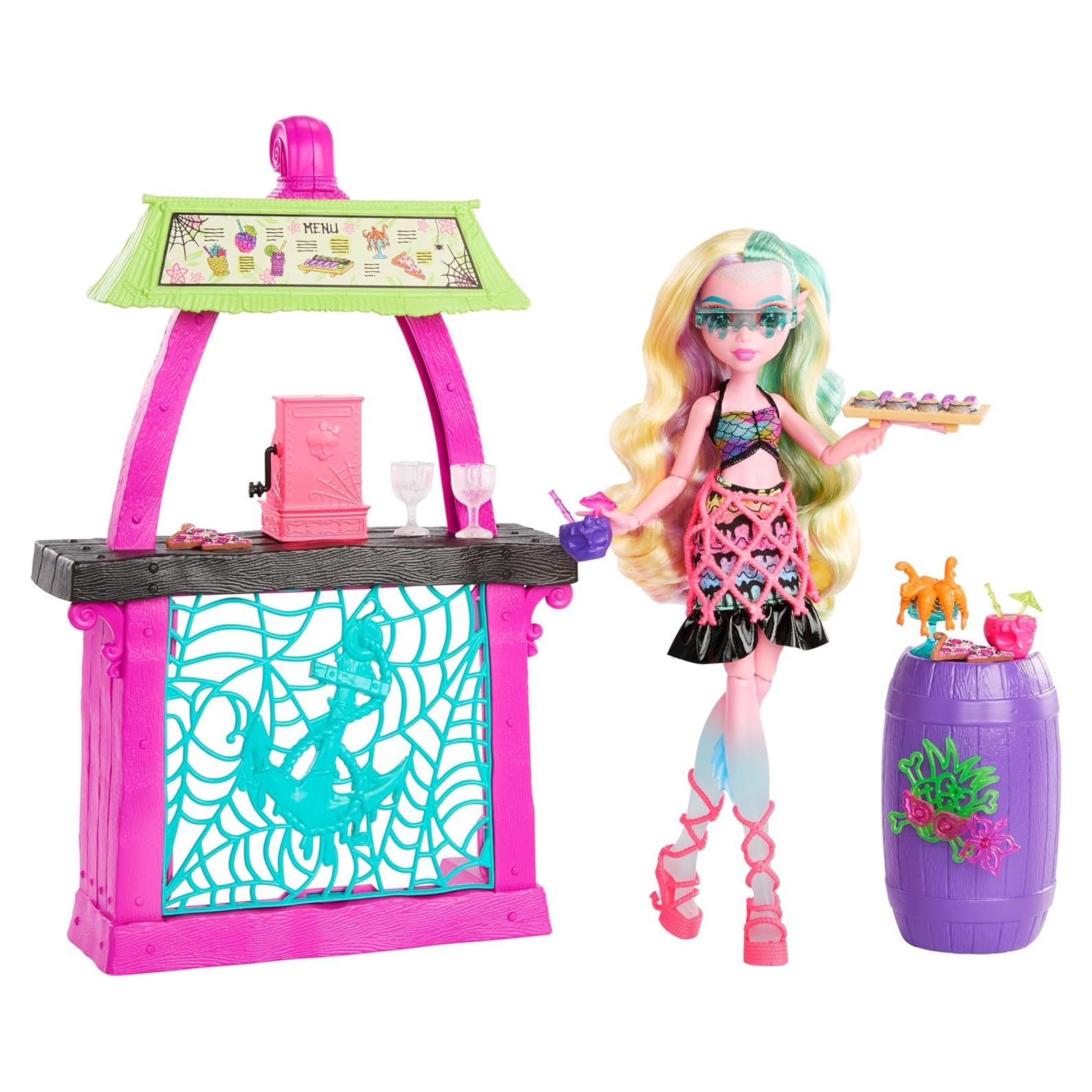 Muñeca Lagoona Blue Monster High con Snack Shack y Accesorios