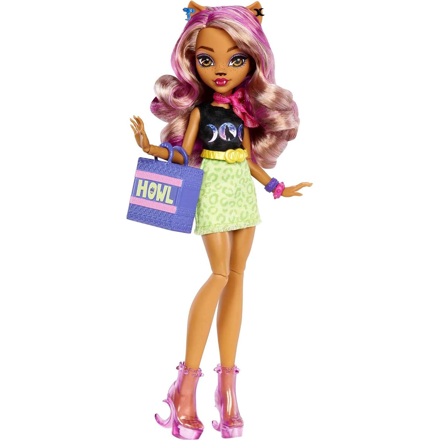 Muñeca Clawdeen Wolf y Set de Juego Boo-tique Monster High