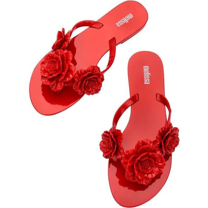 Chanclas Melissa Harmonic para Mujeres - Rojo 23x9cm