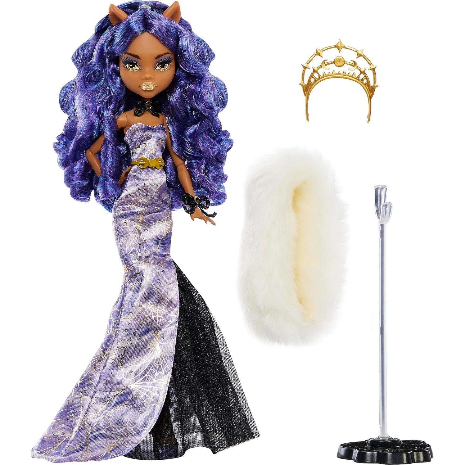 Muñeca Clawdeen Wolf Monster High Edición Howliday Invierno