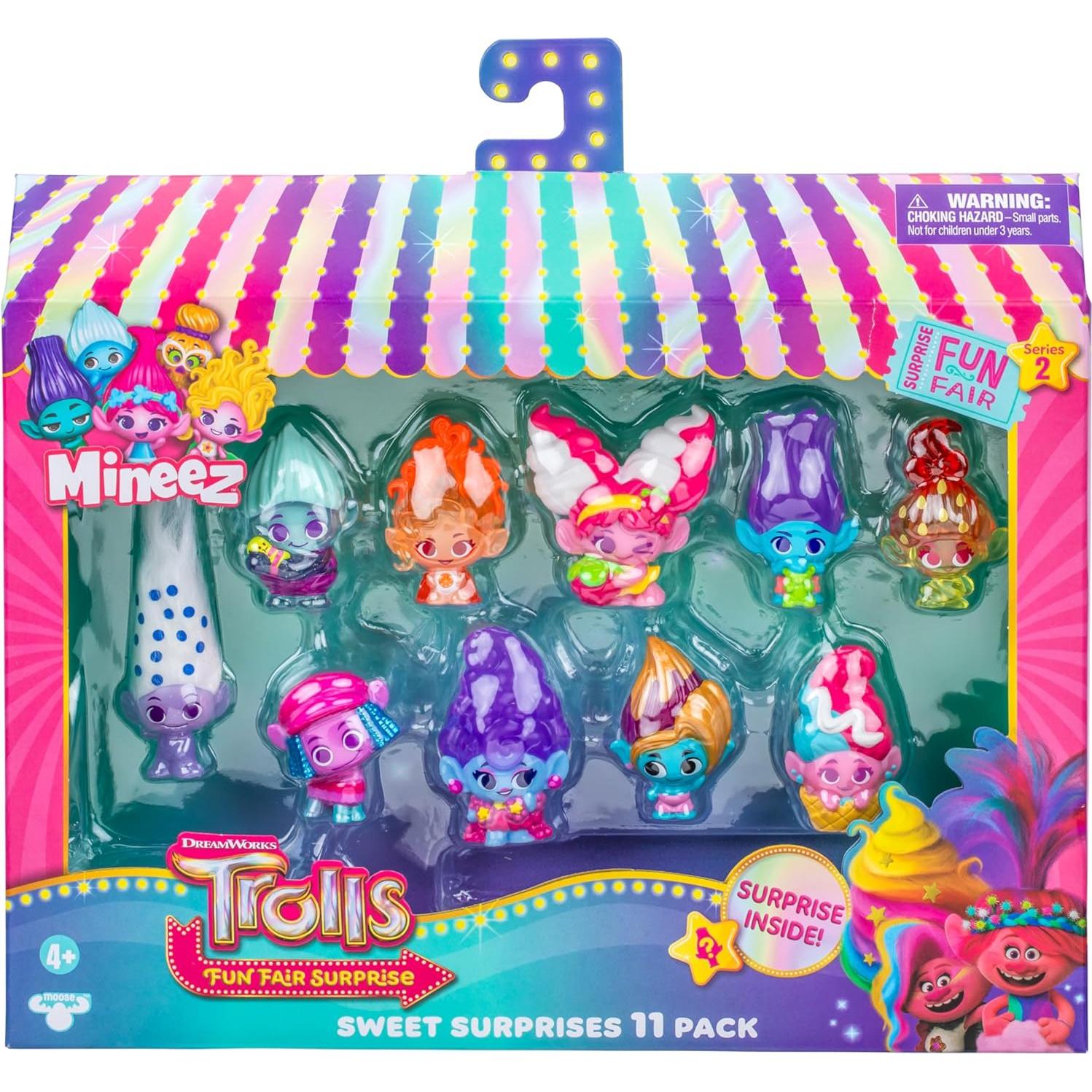 Figuras Coleccionables Trolls Mineez DreamWorks - Paquete 11