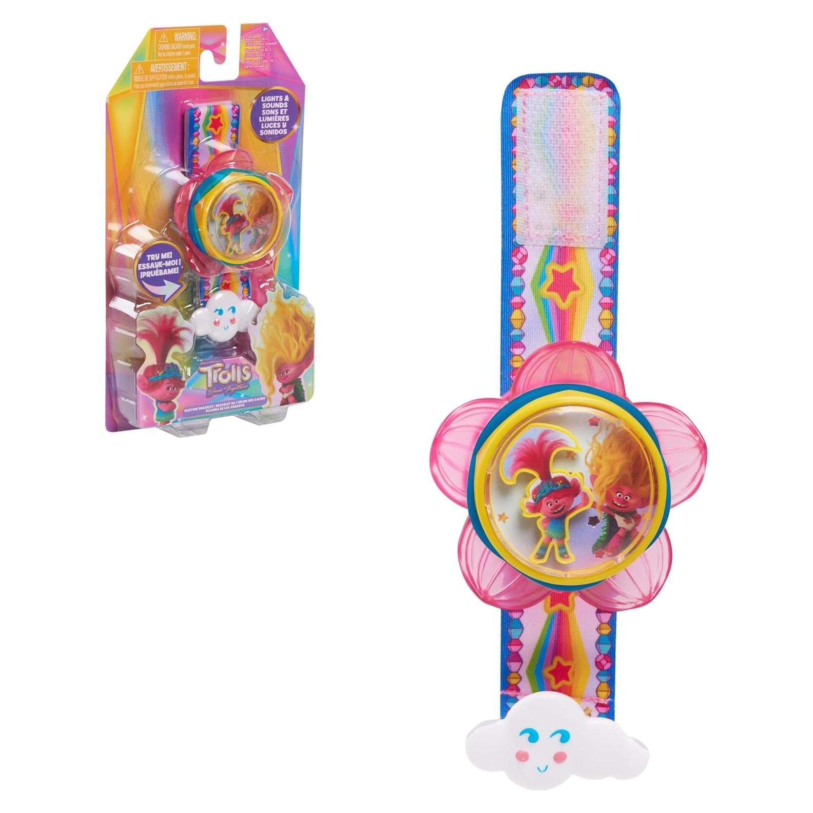 Pulsera Huggable DreamWorks Trolls Band Together con Luces