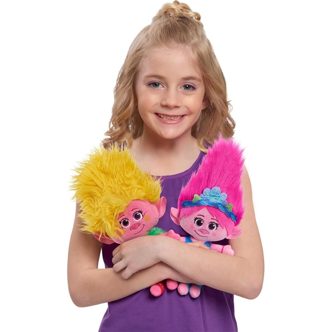 Conjunto de Peluches Poppy y Viva DreamWorks 20 cm Just Play