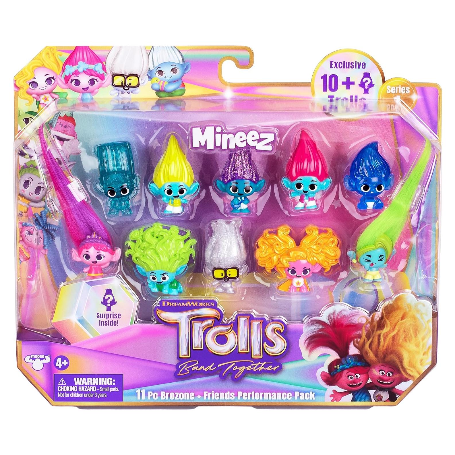 Figuras Coleccionables DreamWorks Trolls Mineez 11 Piezas