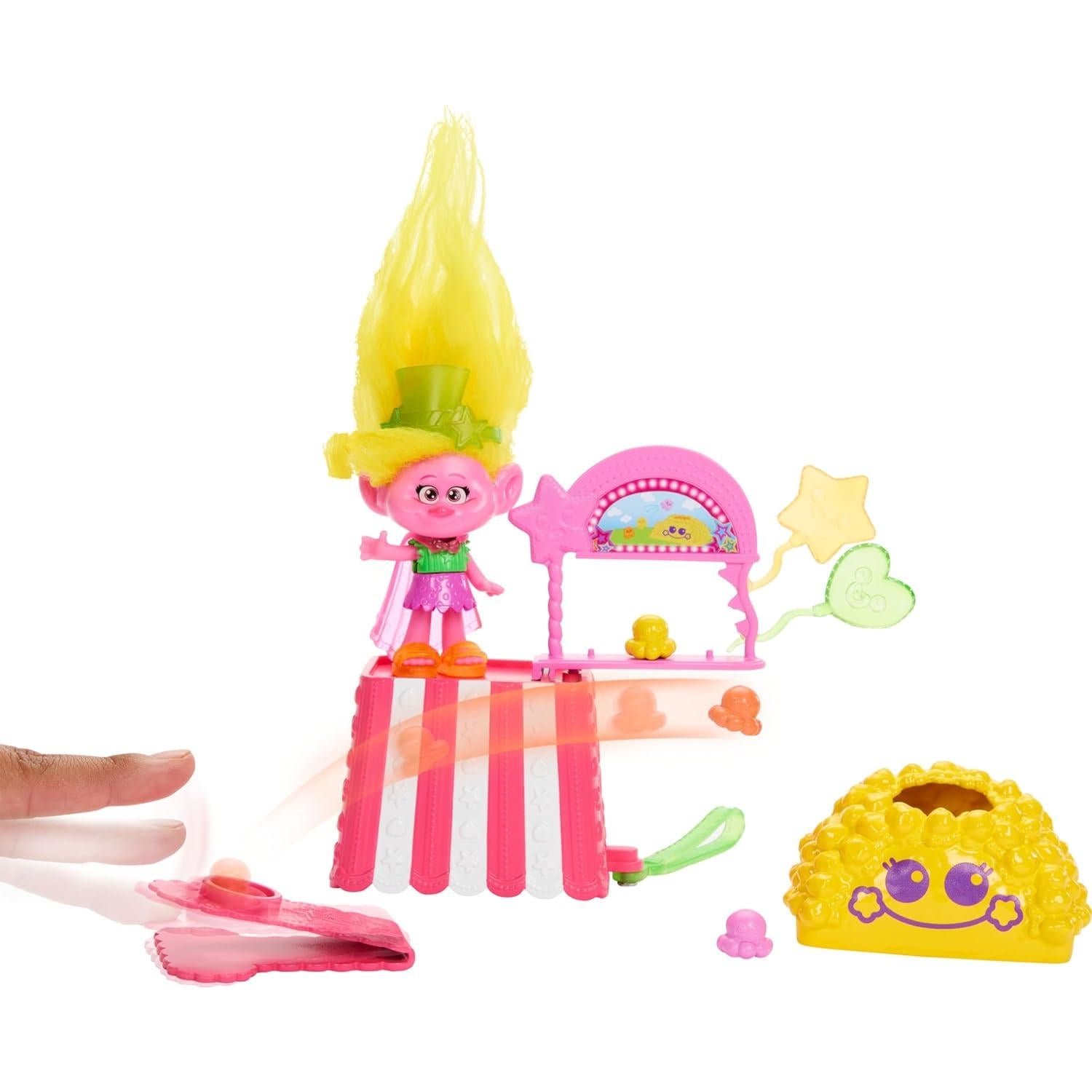 Muñeca pequeña Viva DreamWorks Trolls Fun Fair con 10 accesorios