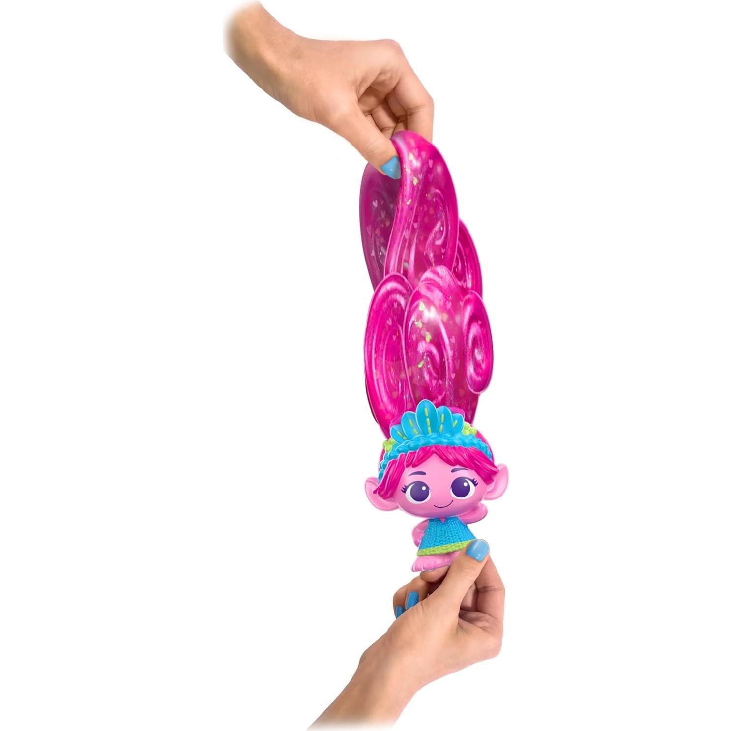 Muñeca Poppy DreamWorks Trolls Pelo Estirable 15.4 cm