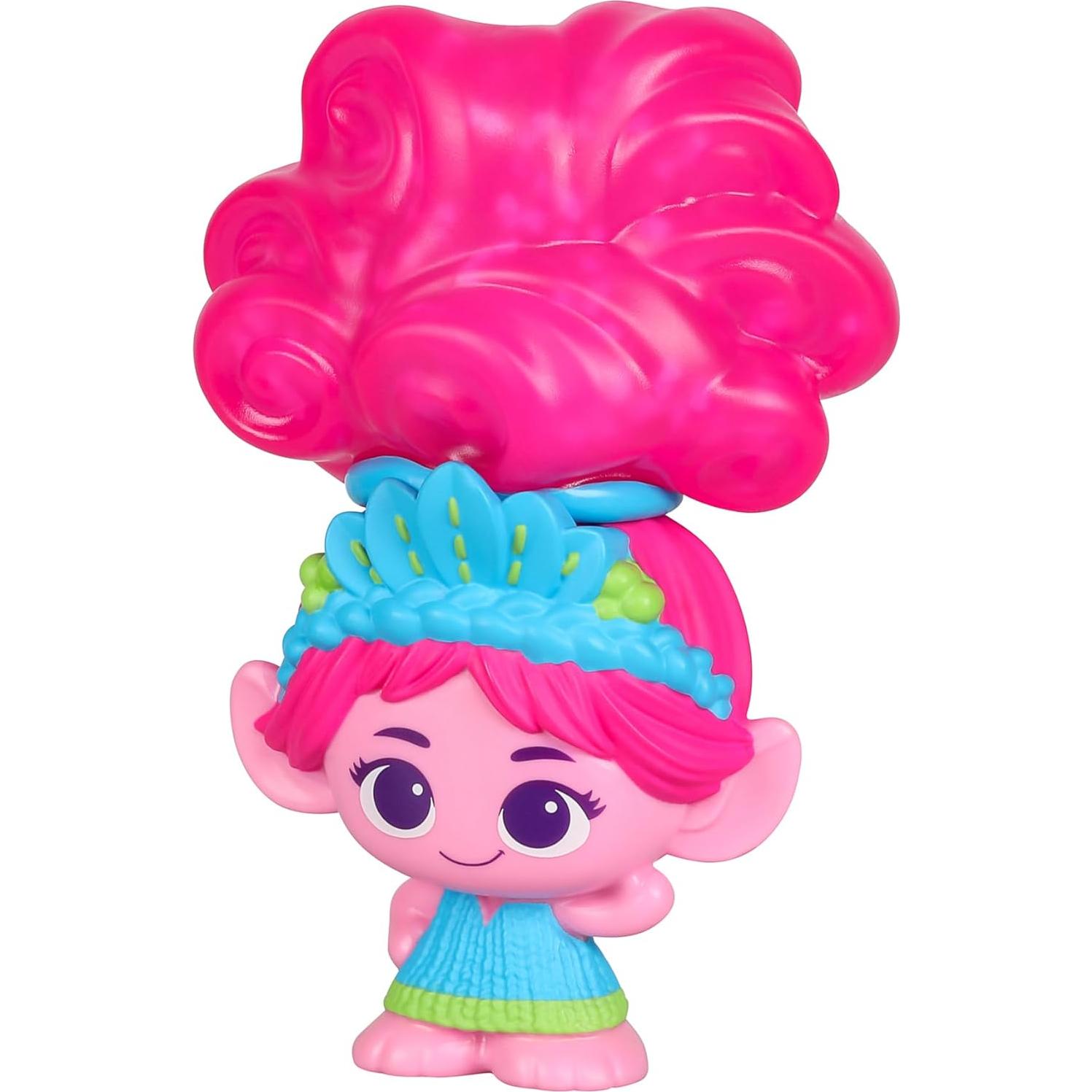 Muñeca Poppy DreamWorks Trolls Pelo Estirable 15.4 cm