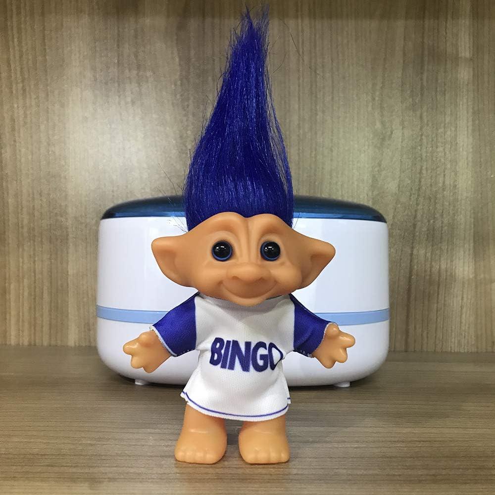 Muñecas Troll Vintage Yintlilocn - 19.05 cm Azul, 10 Piezas