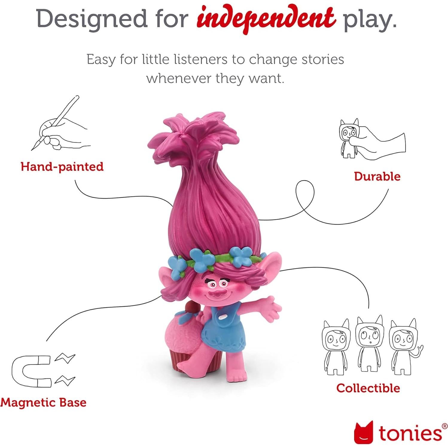 Figurita de Audio Tonies Poppy Trolls Dreamworks 29 min