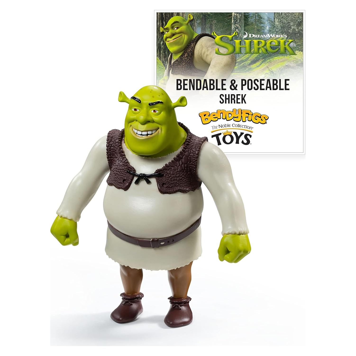 Figura Coleccionable BendyFigs Shrek Noble 15.24 cm