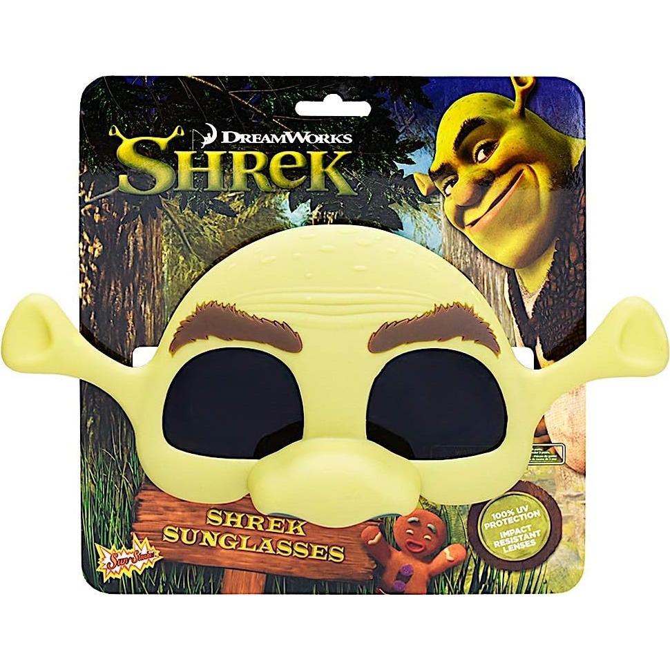 Gafas de sol Shrek Sun-Staches para niños | Disfraz ogro verde