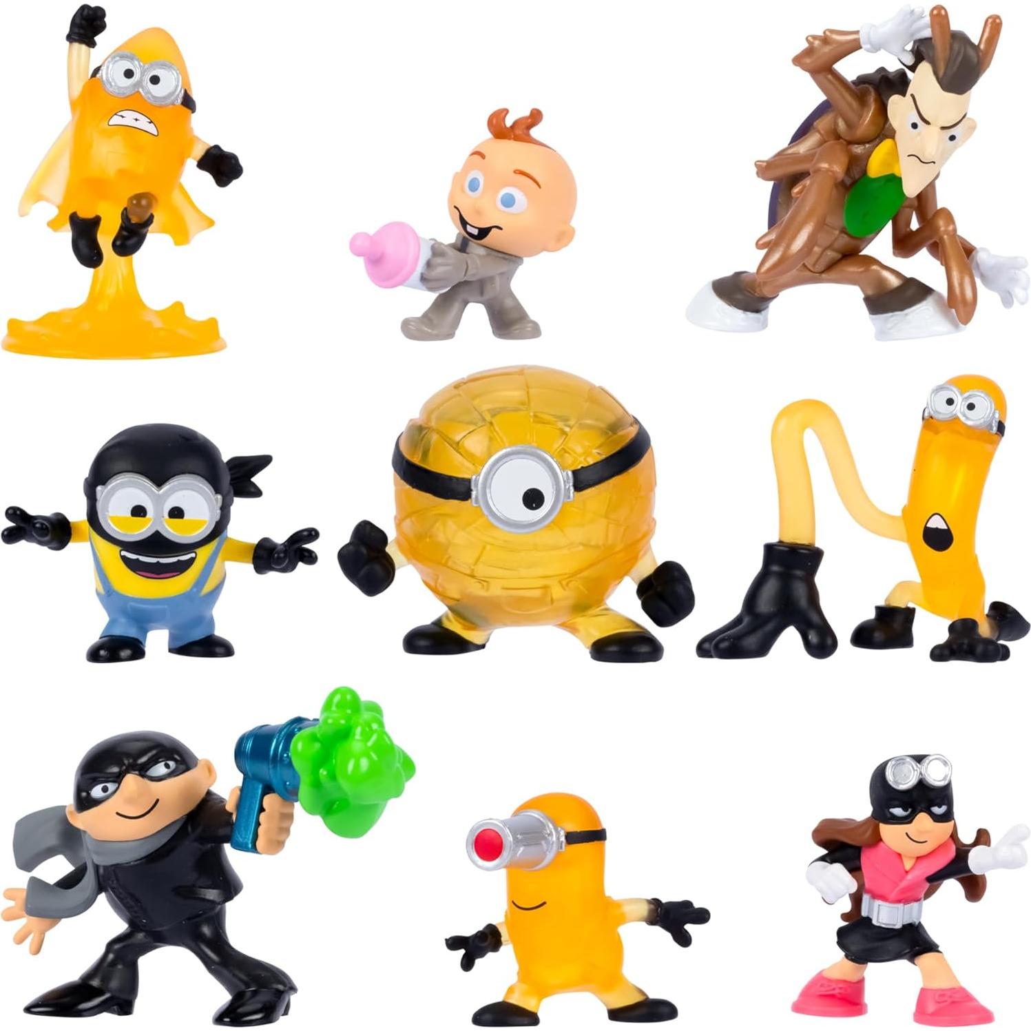 Calendario de Cuenta Regresiva Minions Mega Batalla 10 Figuras