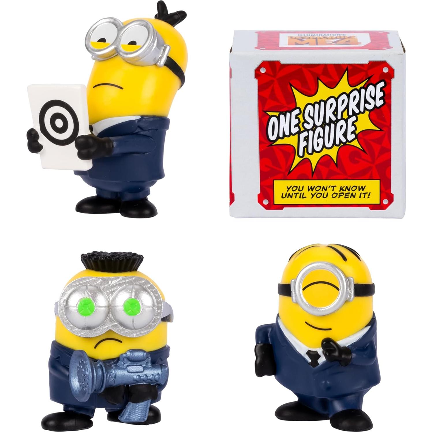 Figuras Coleccionables Minions AVL Squad - 4 Paquetes 5.08 cm