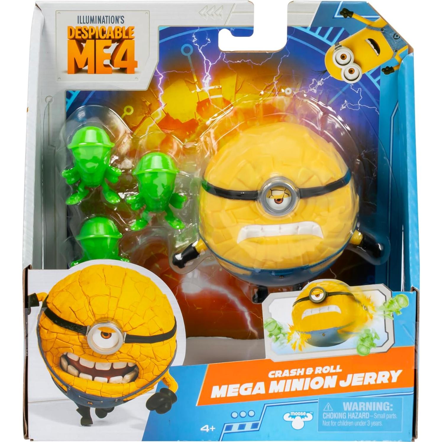Figura de Acción Mega Minion Jerry Crash & Roll - MOOSE TOYS