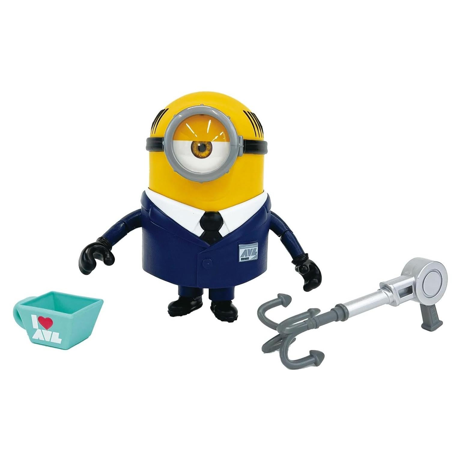 Figura Coleccionable Minions Agente AVL Mel 14cm MOOSE TOYS