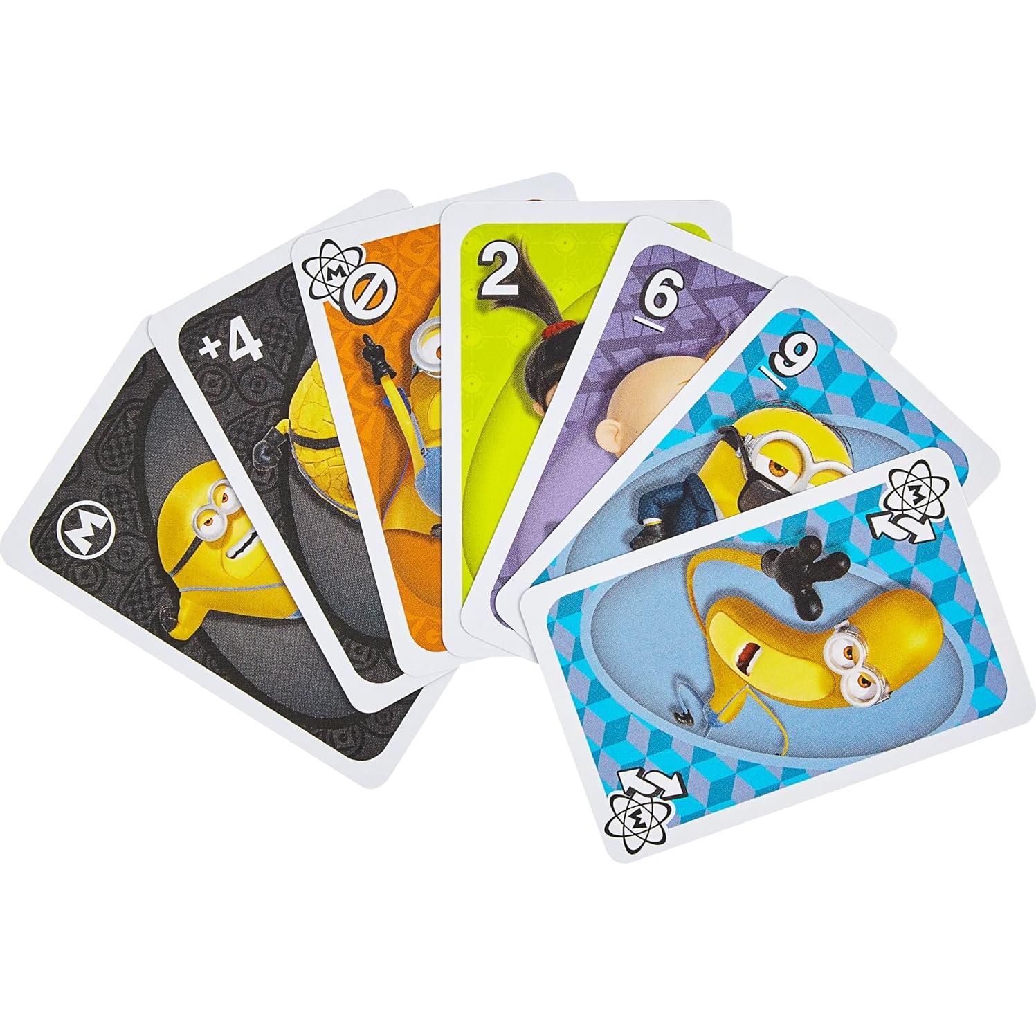 Juego de Cartas UNO Despicable Me 4 Mattel para Niños y Familias