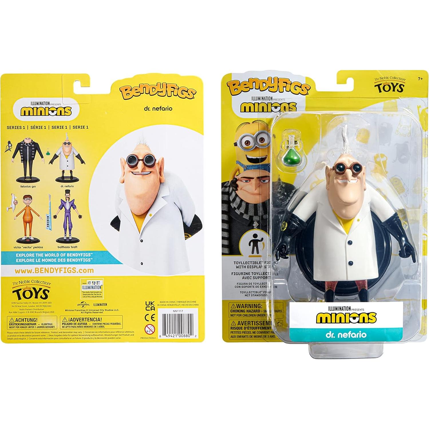 Figura BendyFigs Dr. Nefario Minions 17.15 cm