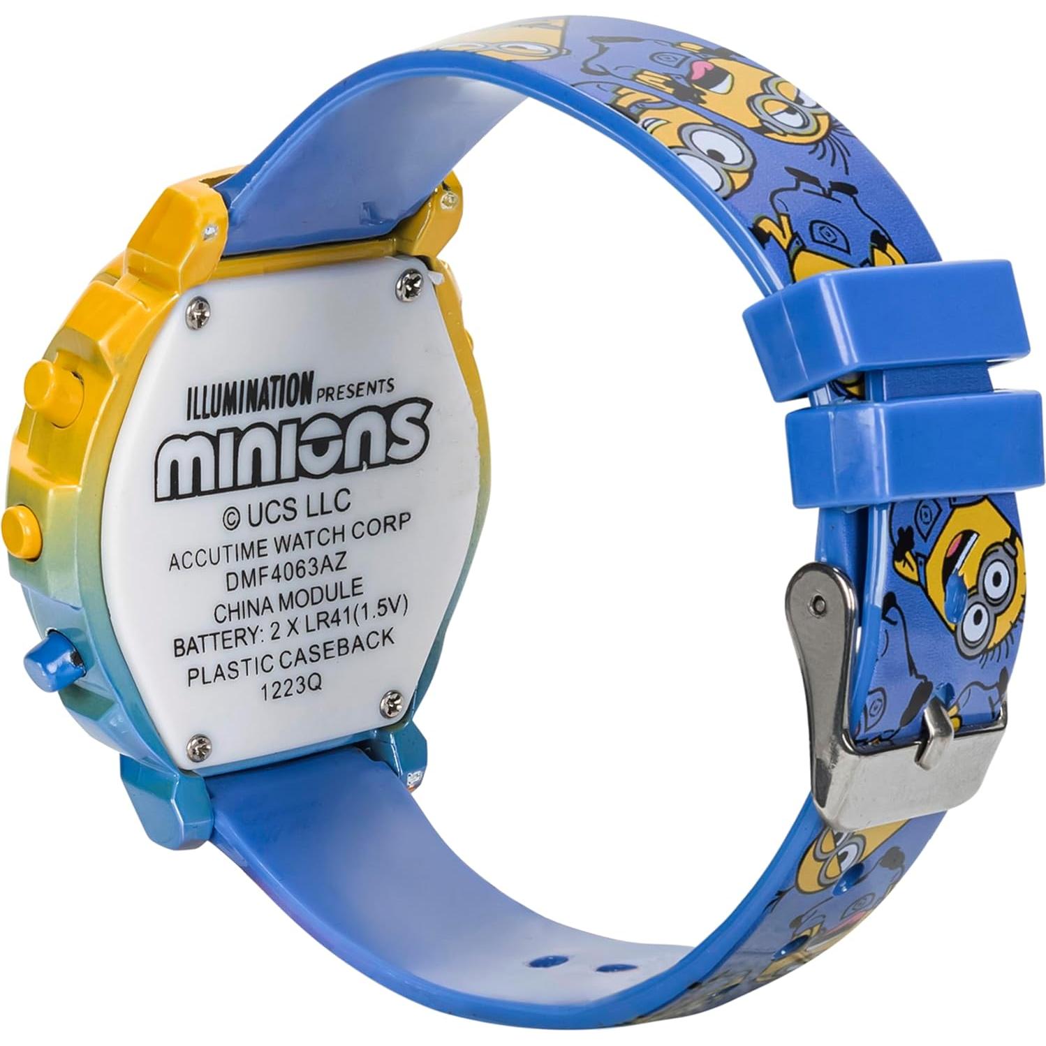 Reloj de Niños Minions con Luces Intermitentes y Pantalla LCD
