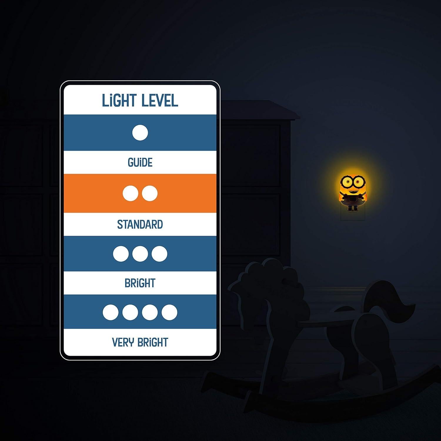 Luz Nocturna LED Minions Bob Enchufable 43742 Amarillo