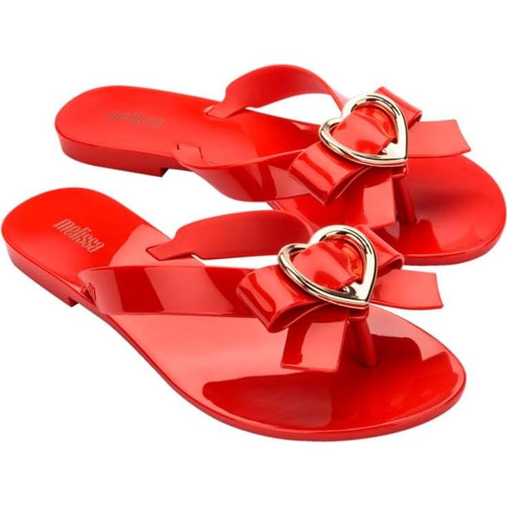Chanclas Melissa Harmonic Hot para Mujeres - Rojo
