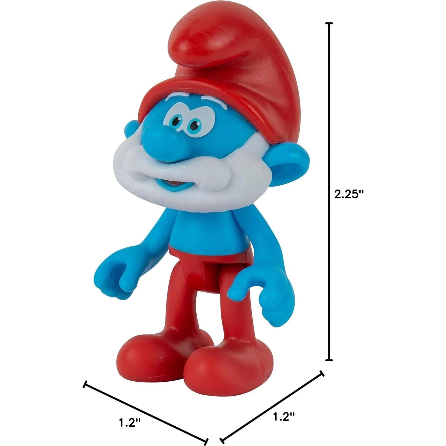 Figuras Los Pitufos vs Gargamel - Paquete 6 Figuras Articuladas