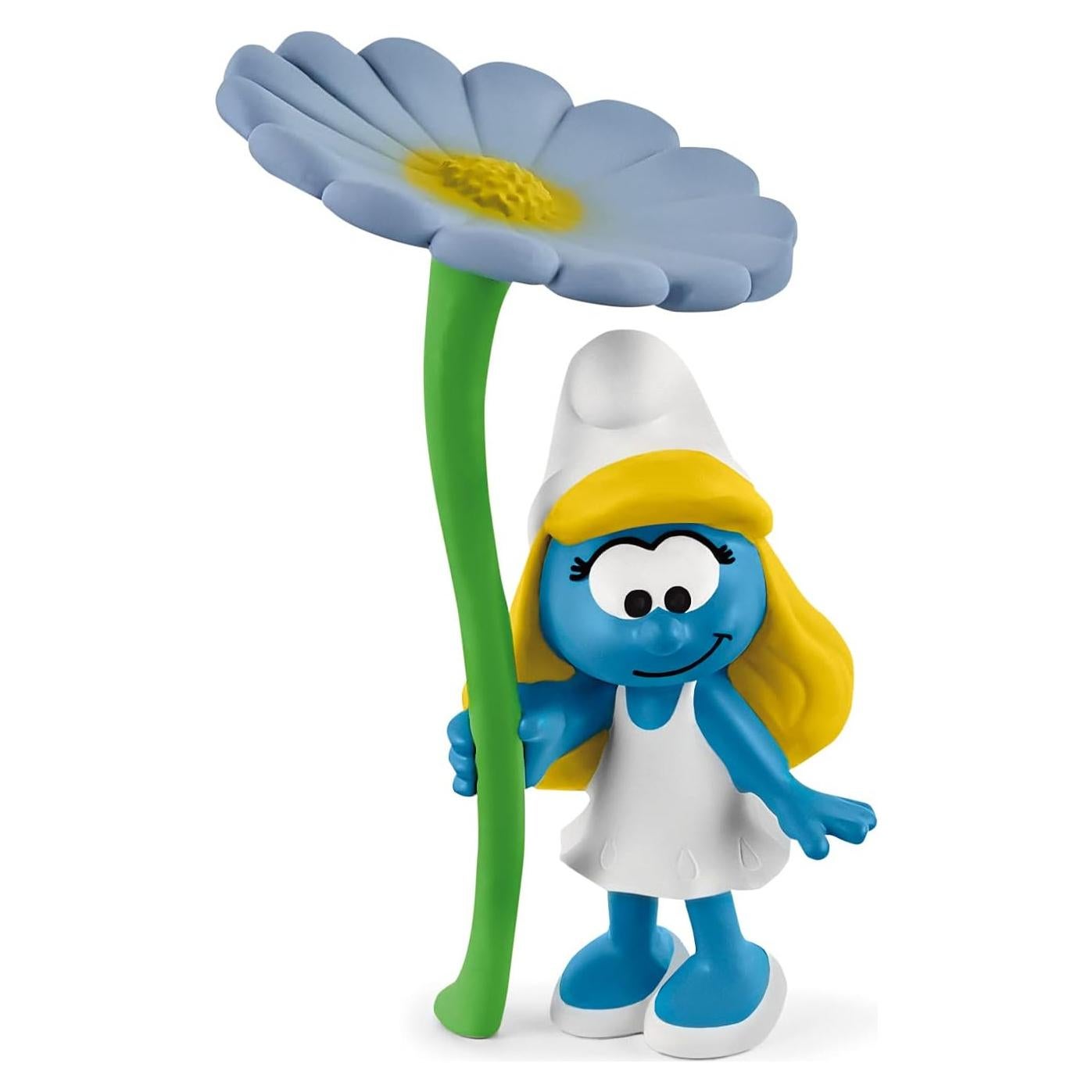 Figura Pitufina con Flor Schleich - Juguete Educativo 3+