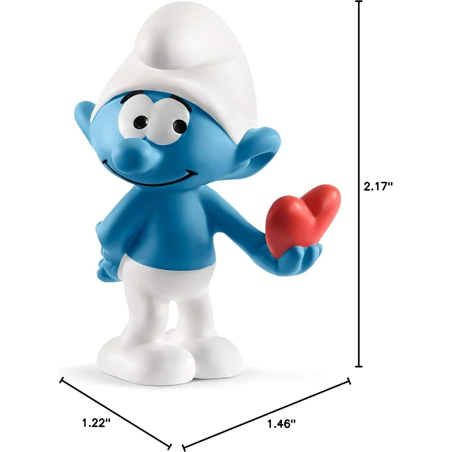 Figura de Juguete Pitufo con Corazón Schleich 5.3 cm
