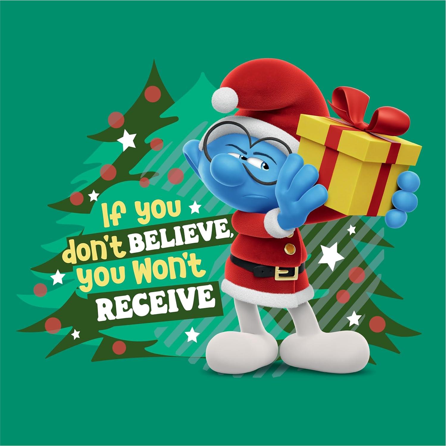 Calendario de Adviento Smurfs 2025 - 12 Figuras + 12 Regalos