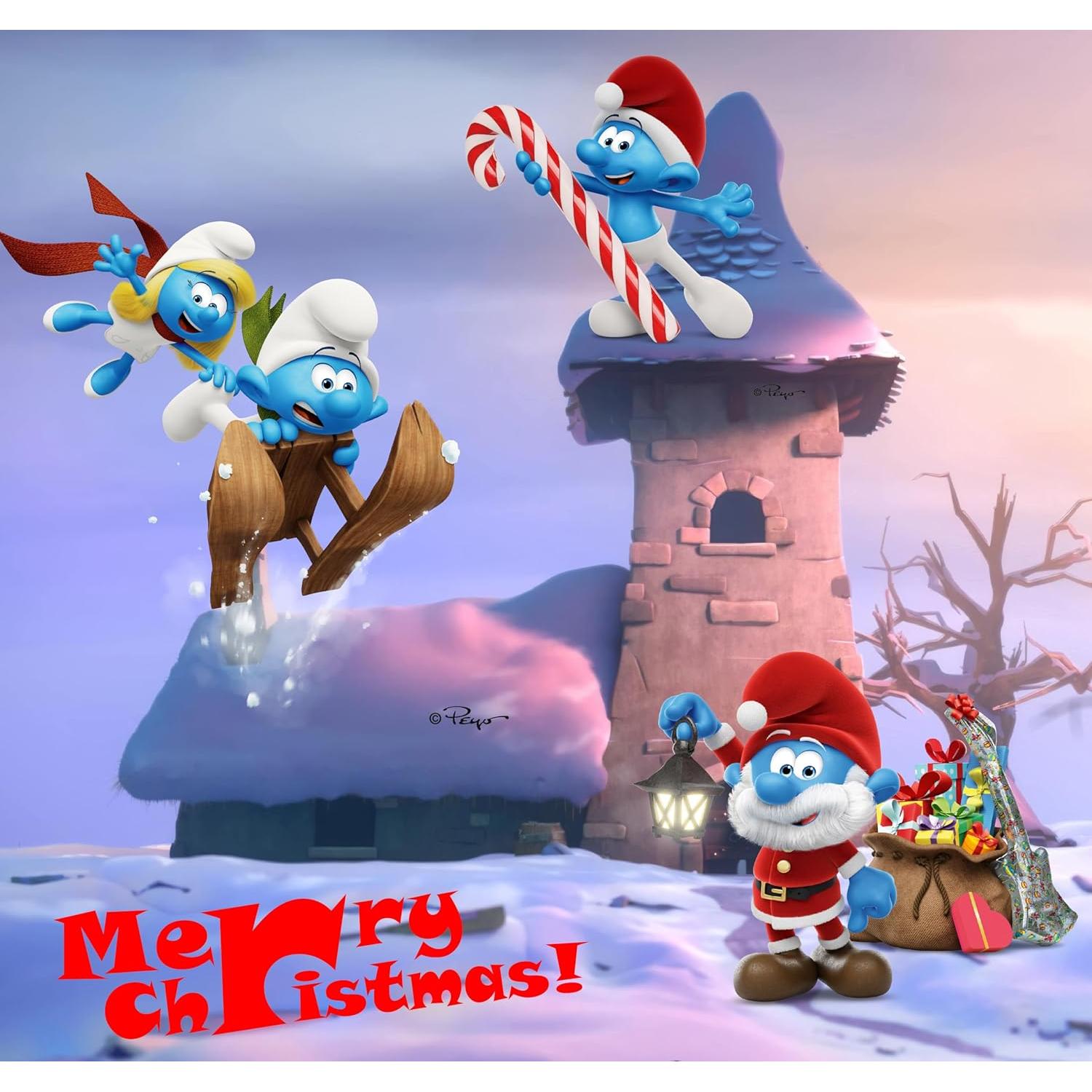 Calendario de Adviento Smurfs 2025 - 12 Figuras + 12 Regalos