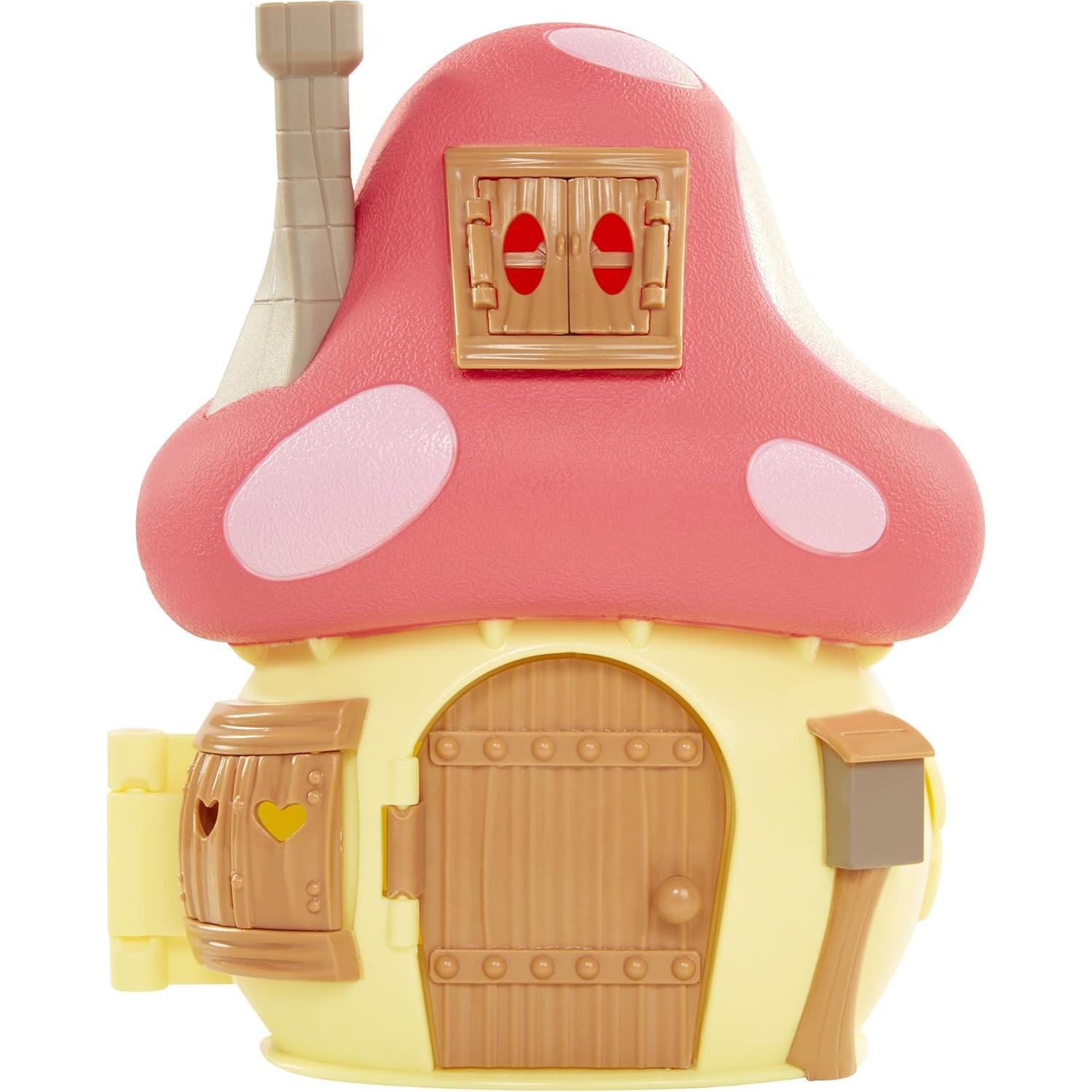 Casa de Hongo Pitufos Jakks con Figura de Pitufina