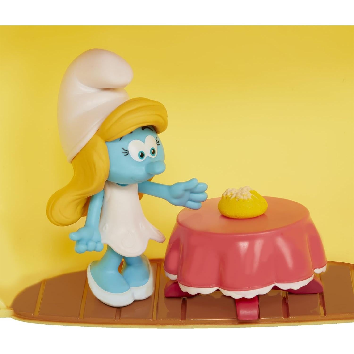 Casa de Hongo Pitufos Jakks con Figura de Pitufina